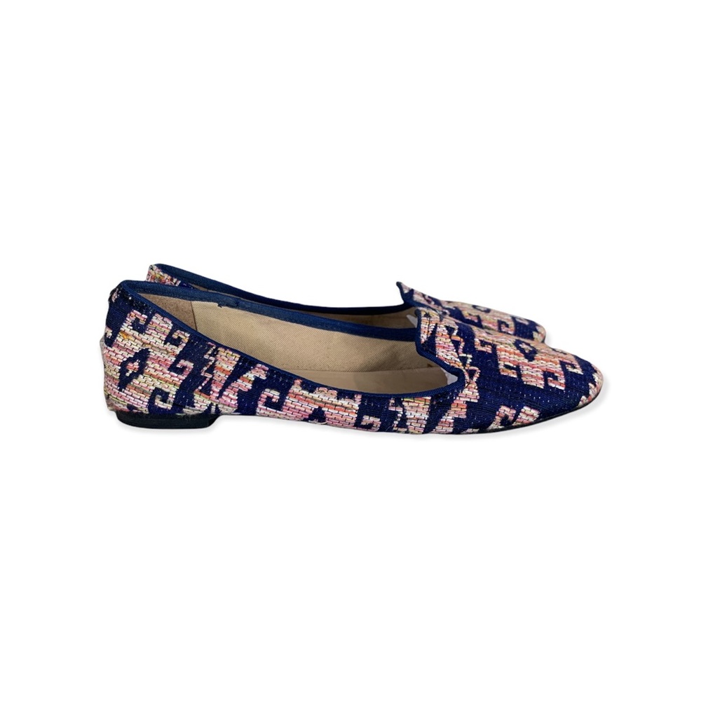 Zara Tapestry Loafers 38